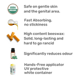 Organic Diaper Balm Stick, DooBeeDooBum™ - Multipurpose Healing Balm